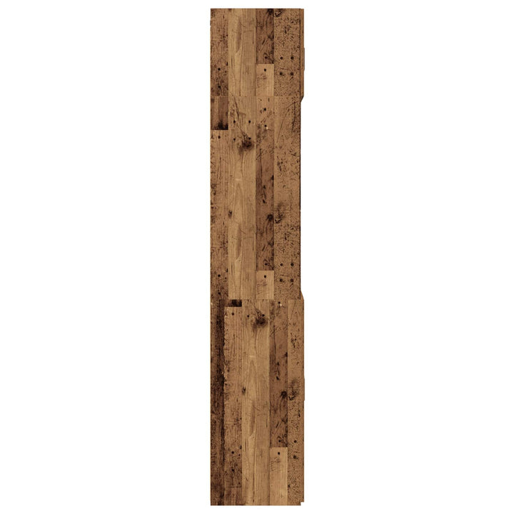 Opbevaringsskab med hylder Gammelt træ 70 x 42,5 x 225 cm