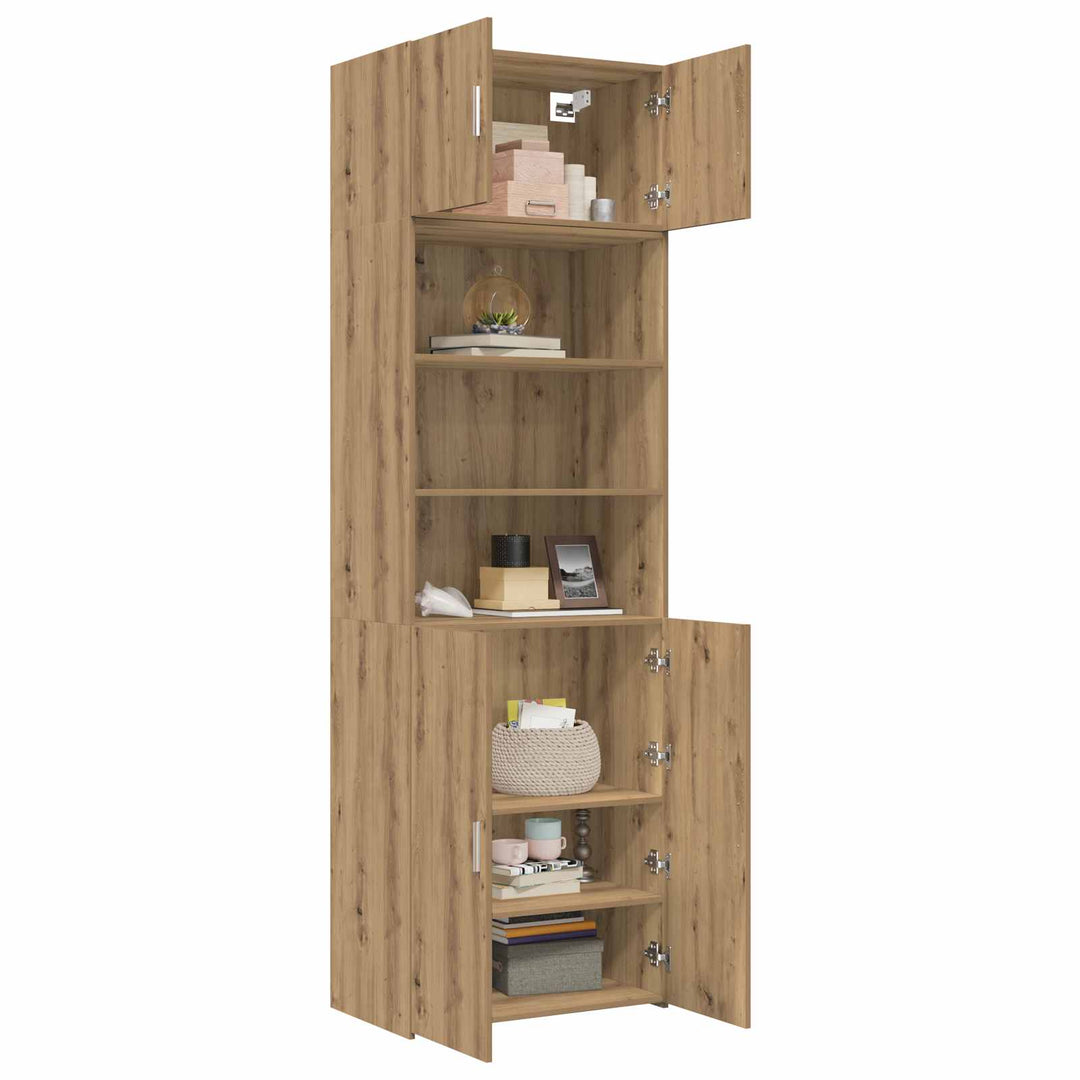 Opbevaringsskab med hylder Artisan-eg 70 x 42,5 x 225 cm