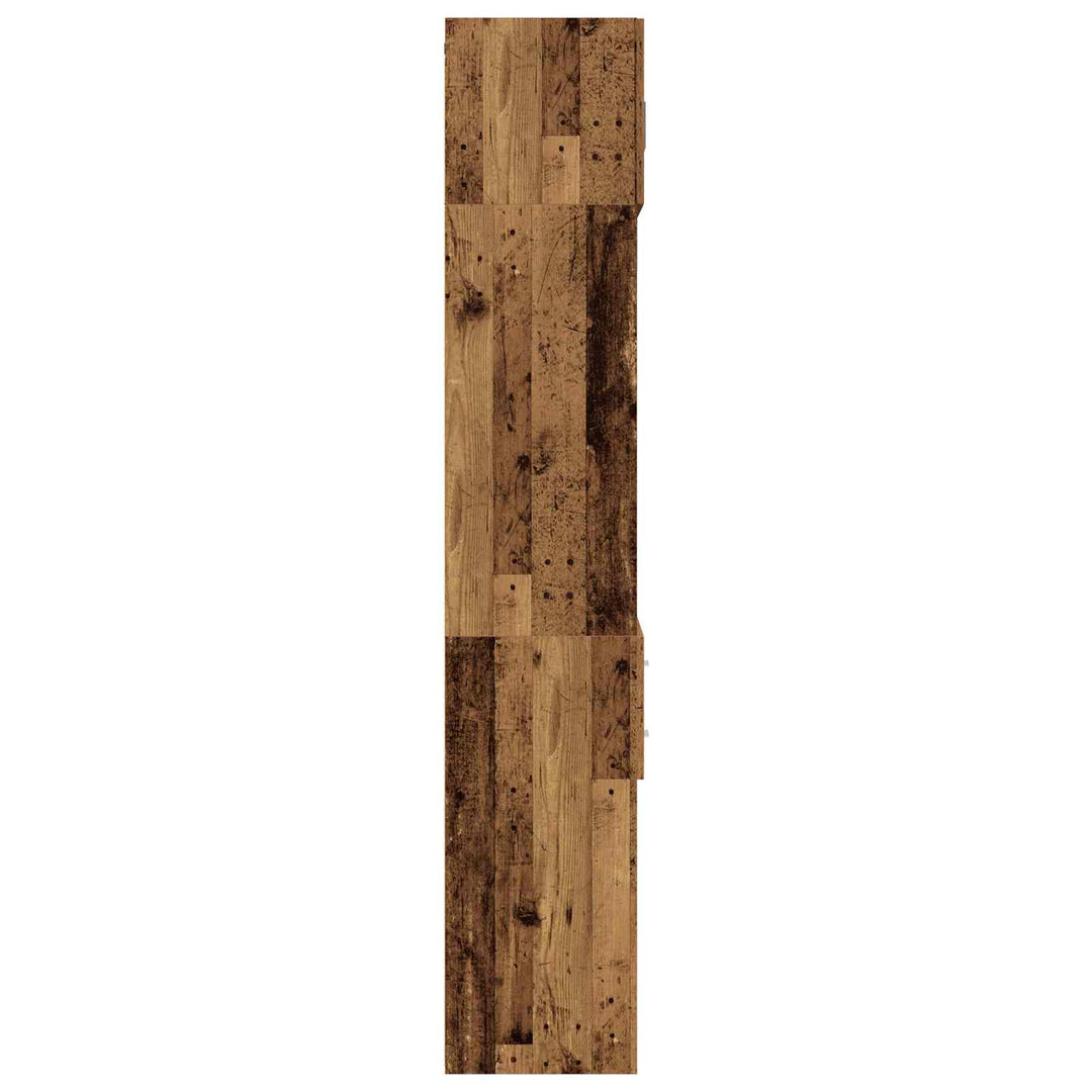 Opbevaringsskab med hylder Gammelt træ 70 x 42,5 x 225 cm