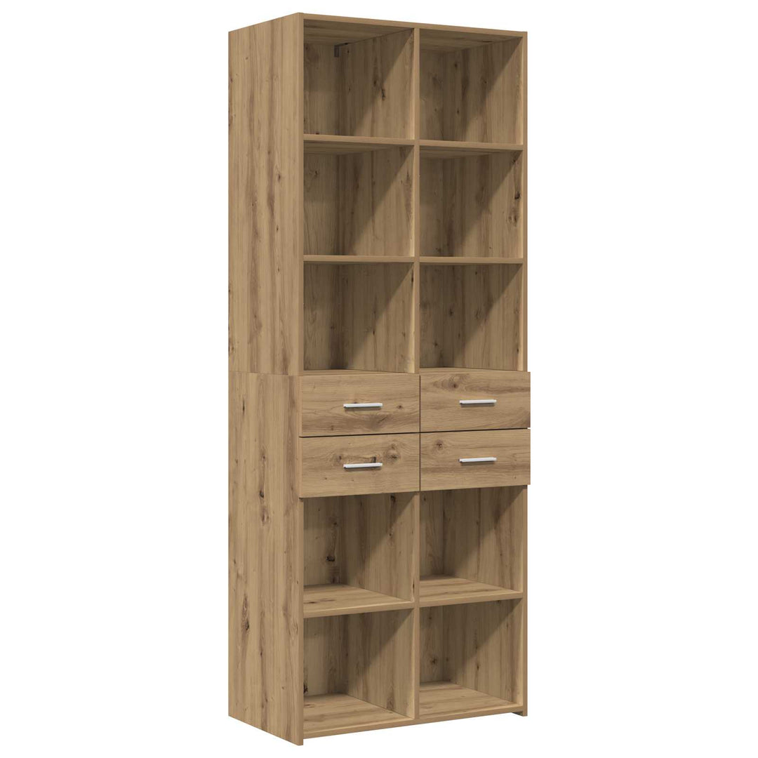 Opbevaringsskab med hylder Artisan-eg 70 x 42,5 x 225 cm