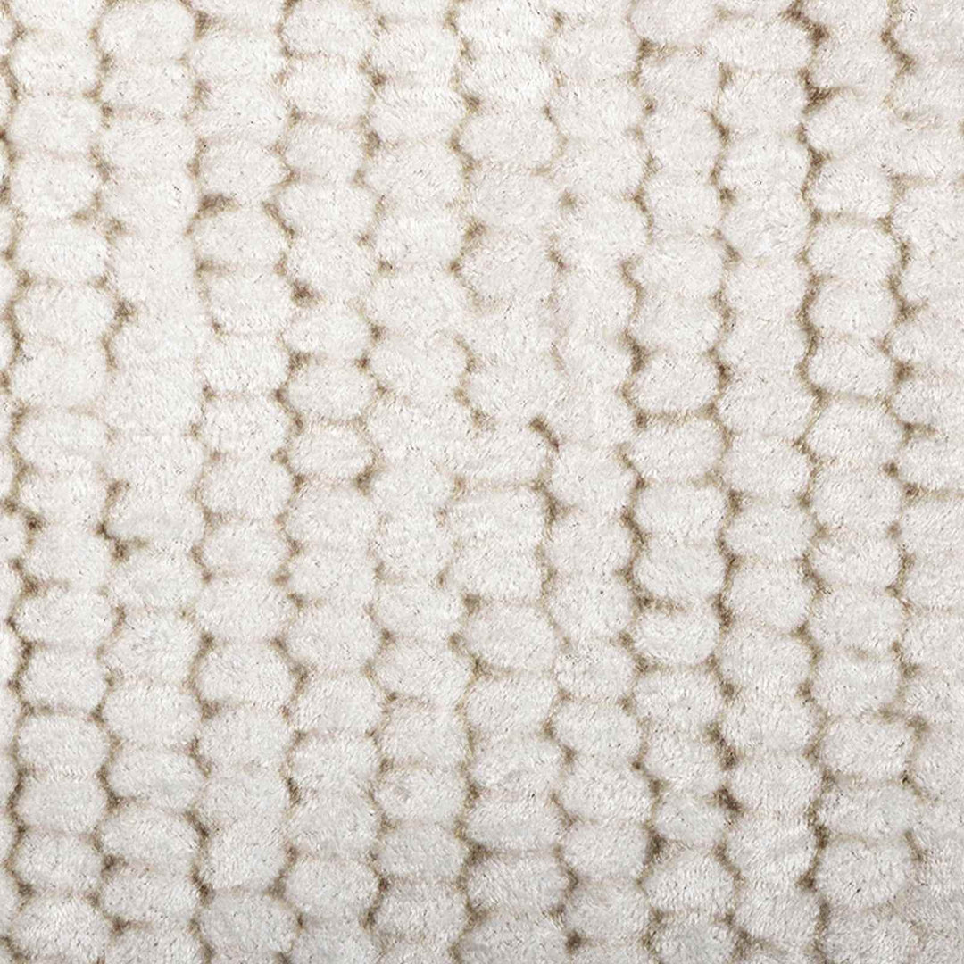 Tæppe Cremefarvet 80 x 150 cm 100% polyester 3 mm Vaskbar