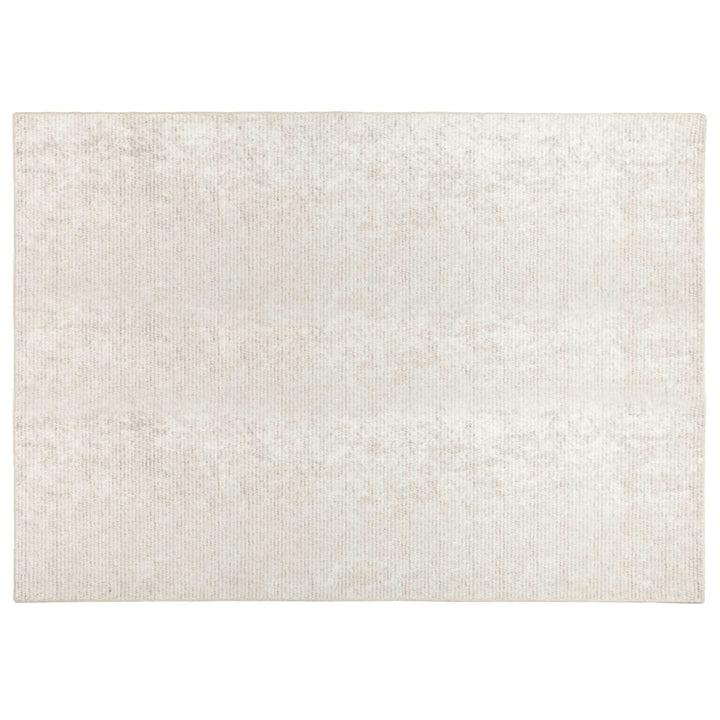 Tæppe Cremefarvet 160 x 230 cm 100% polyester 3 mm Vaskbar