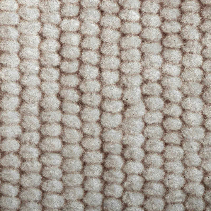 Tæppe Beige 50 x 150 cm 100% polyester 3 mm Vaskbar