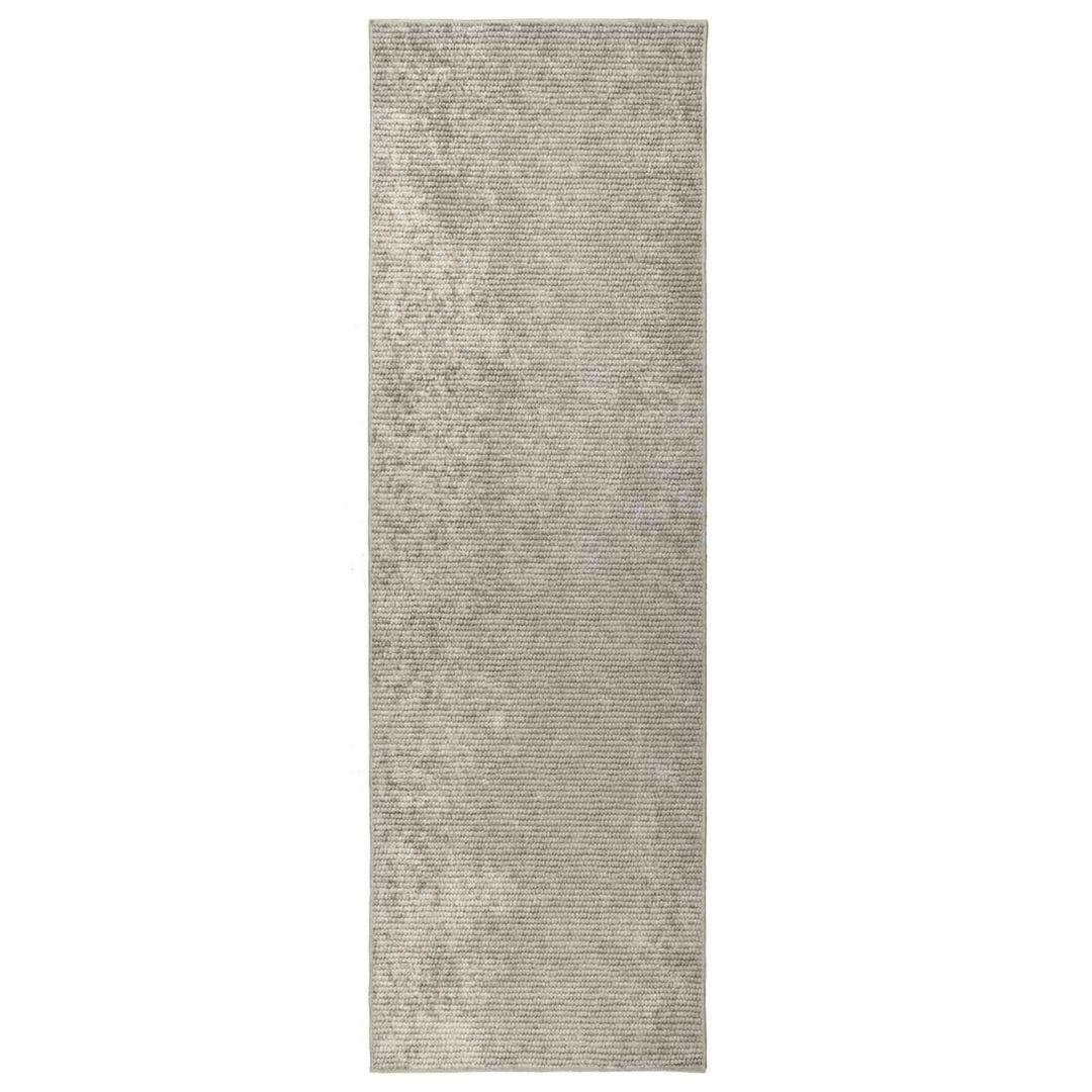 Tæppe Beige 50 x 200 cm 100% polyester 3 mm Vaskbar