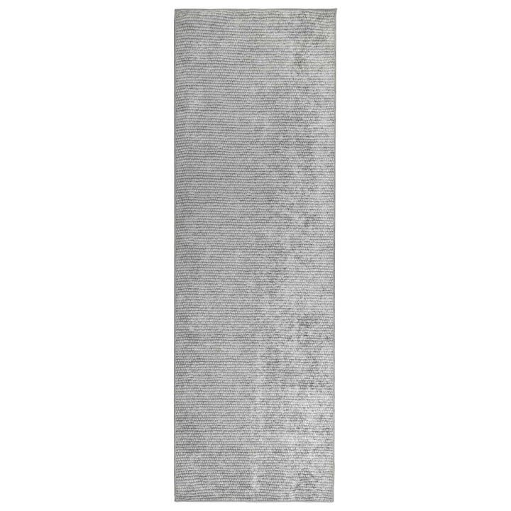 Tæppe Grå 100 x 300 cm 100% polyester 3 mm Vaskbar