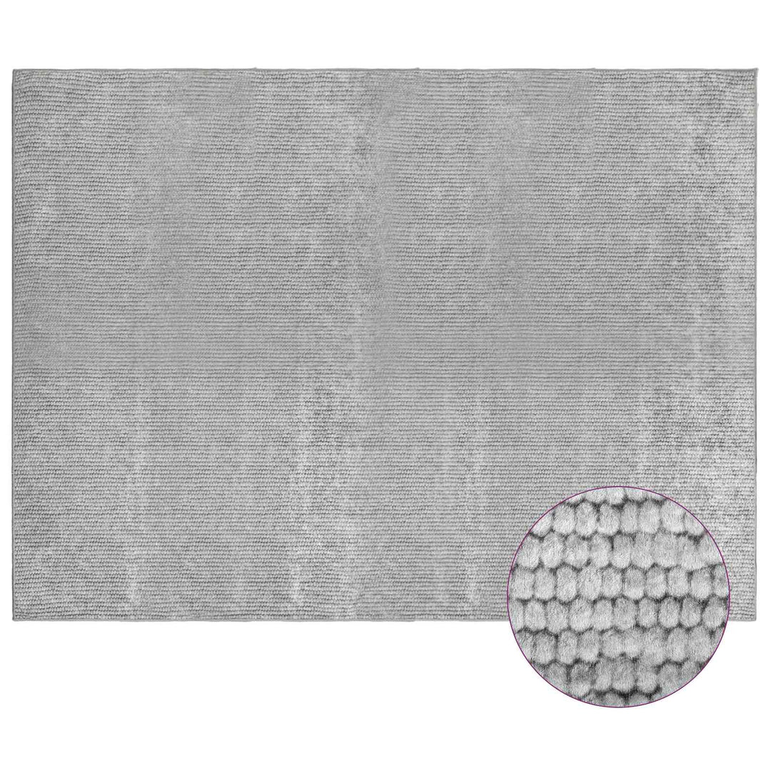 Tæppe Grå 300 x 400 cm 100% polyester 3 mm Vaskbar