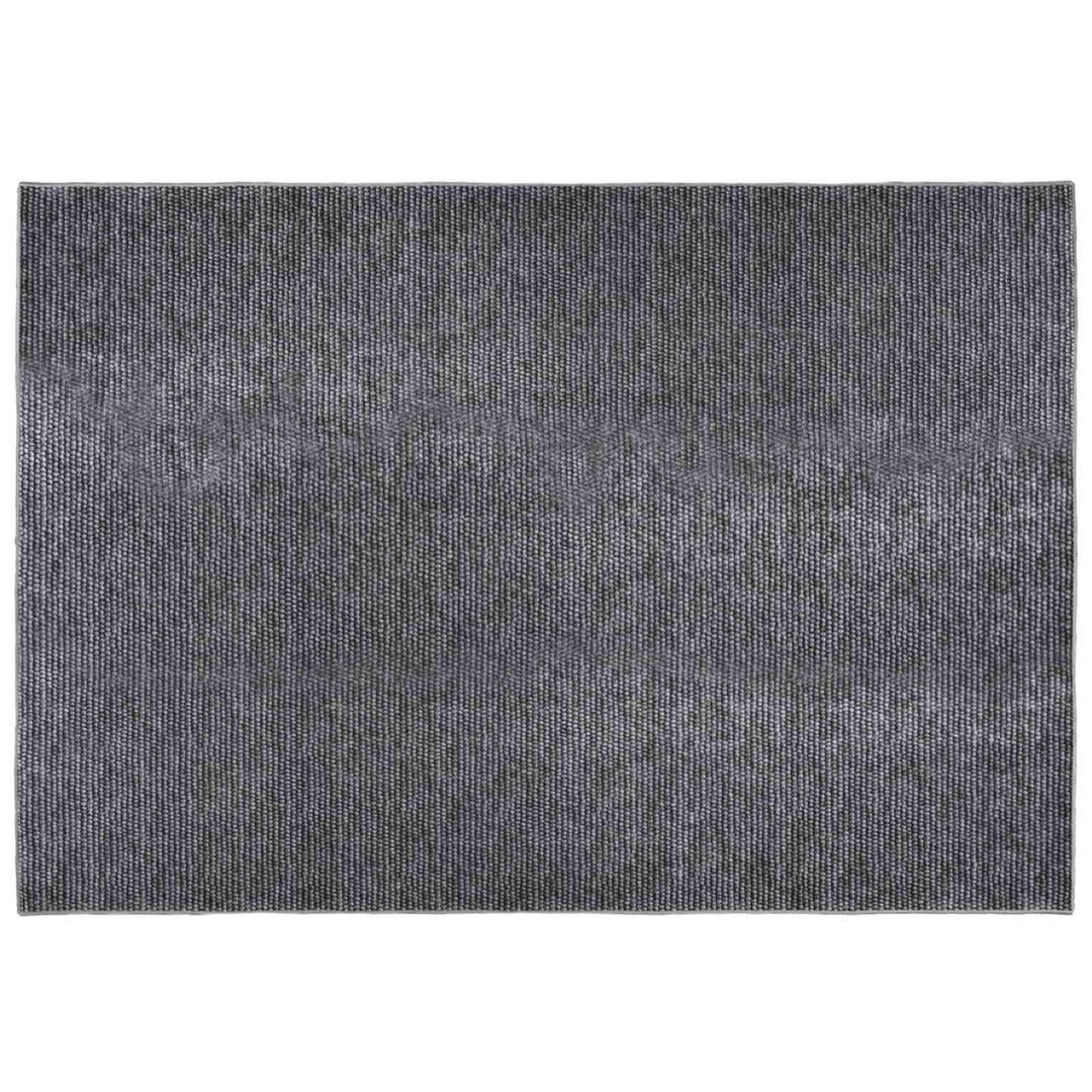Tæppe Antracit 190 x 300 cm 100% polyester 3 mm Vaskbar
