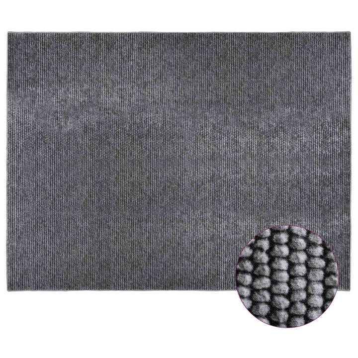Tæppe Antracit 300 x 400 cm 100% polyester 3 mm Vaskbar