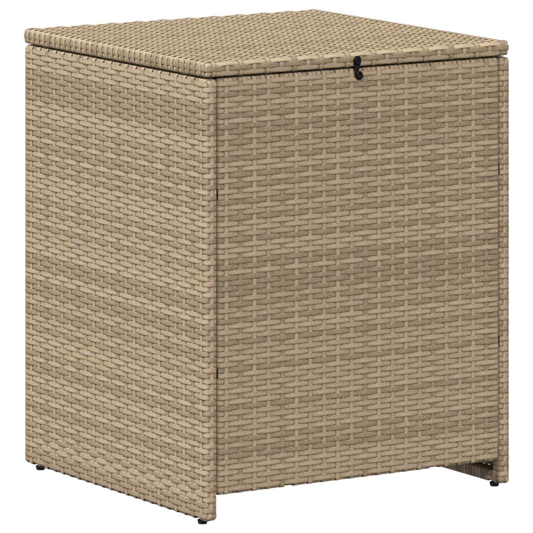 Sofa Sæt 6 stk. Beige og lys grå Poly Rattan og Stål