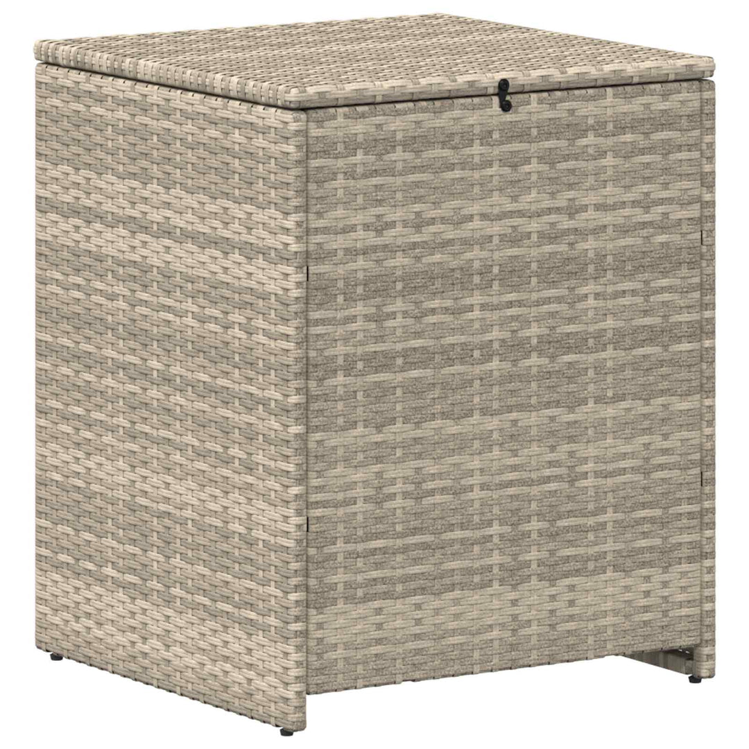 Sofa Sæt 5 stk. Lysegrå og mørkegrå Poly Rattan og Stål