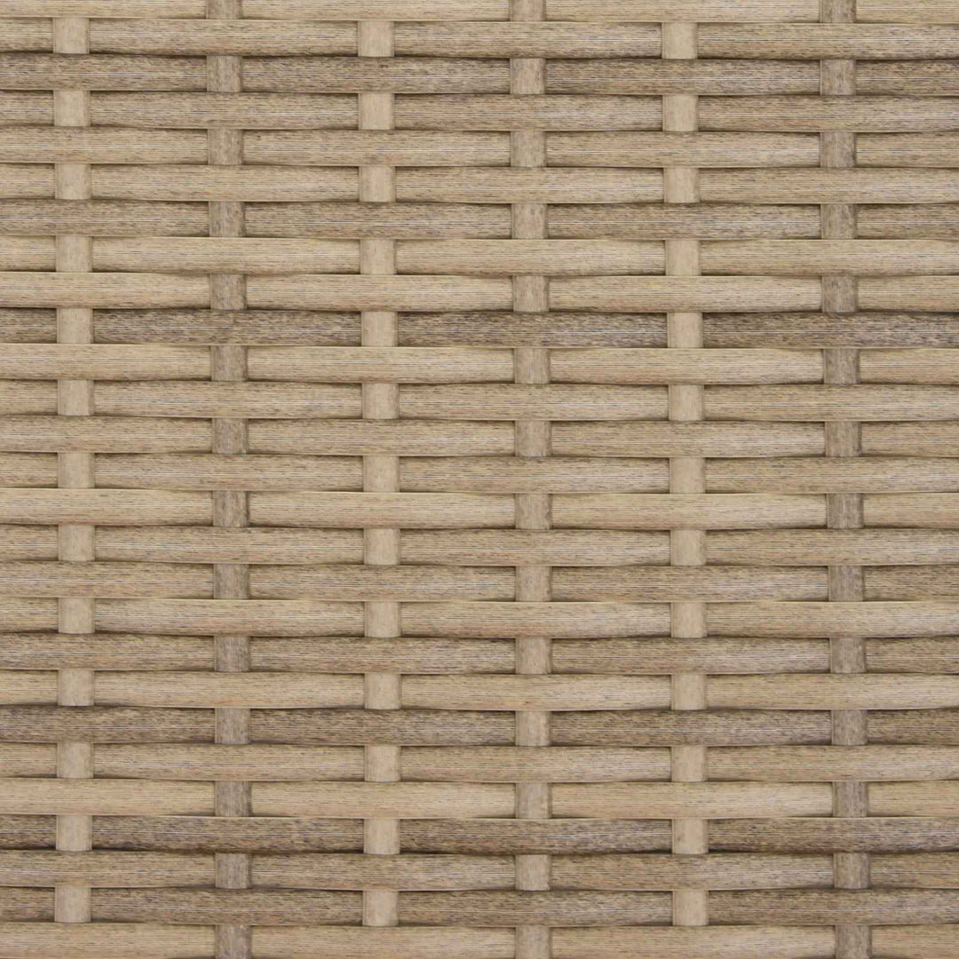 Sofa Sæt 5 stk. Beige og cremehvid Poly Rattan og Stål