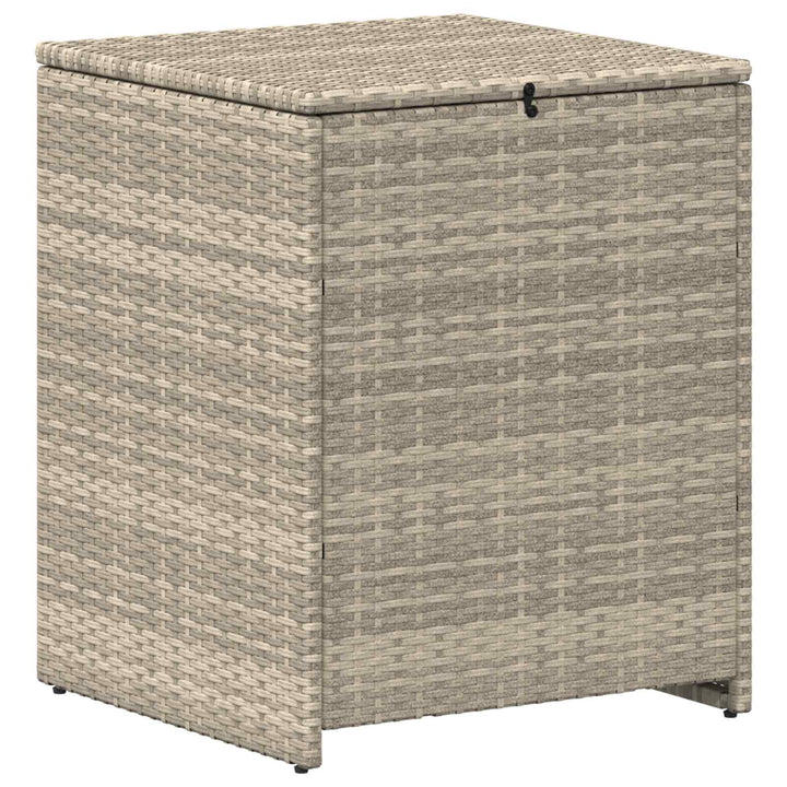 Sofa Sæt 8 stk. Lysegrå og mørkegrå Poly Rattan og Stål