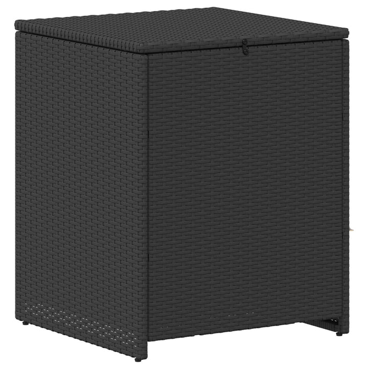 Sofa Sæt 8 stk. Sort Poly Rattan og Stål