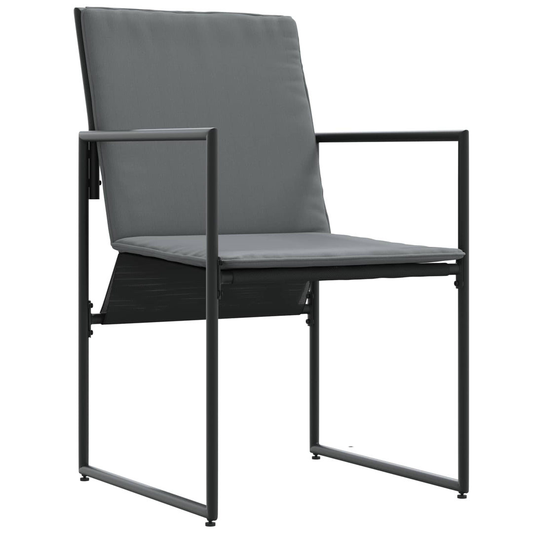 Have Spisebordssæt 9 pcs Sort og Anthracit 160 x 80 x 73 cm