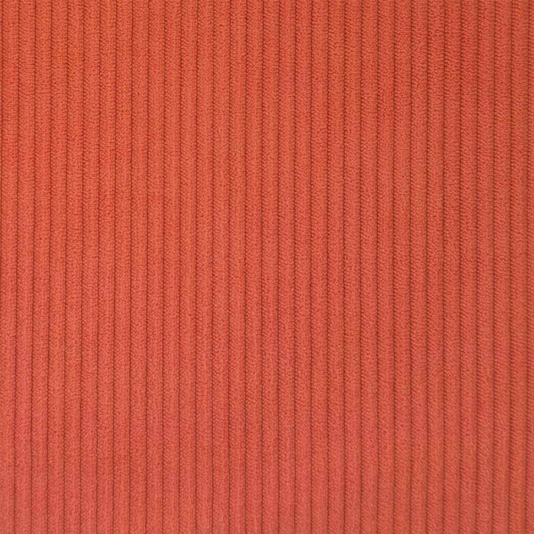 Overdimensioneret chaiselong Rød orange Corduroy stof