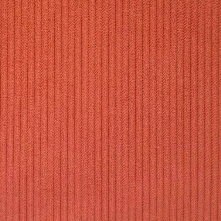 Overdimensioneret chaiselong Rød orange Corduroy stof