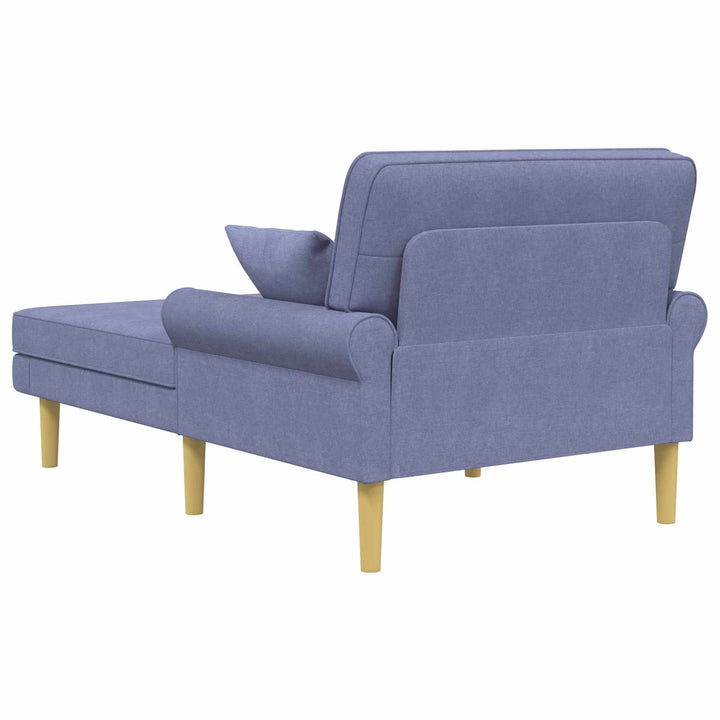 Chaiselong Jeans blå Stof