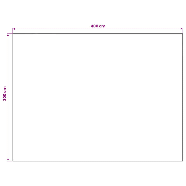Tæppe ORIZ Sort diamantmønster 300 x 400 cm 100% polyester