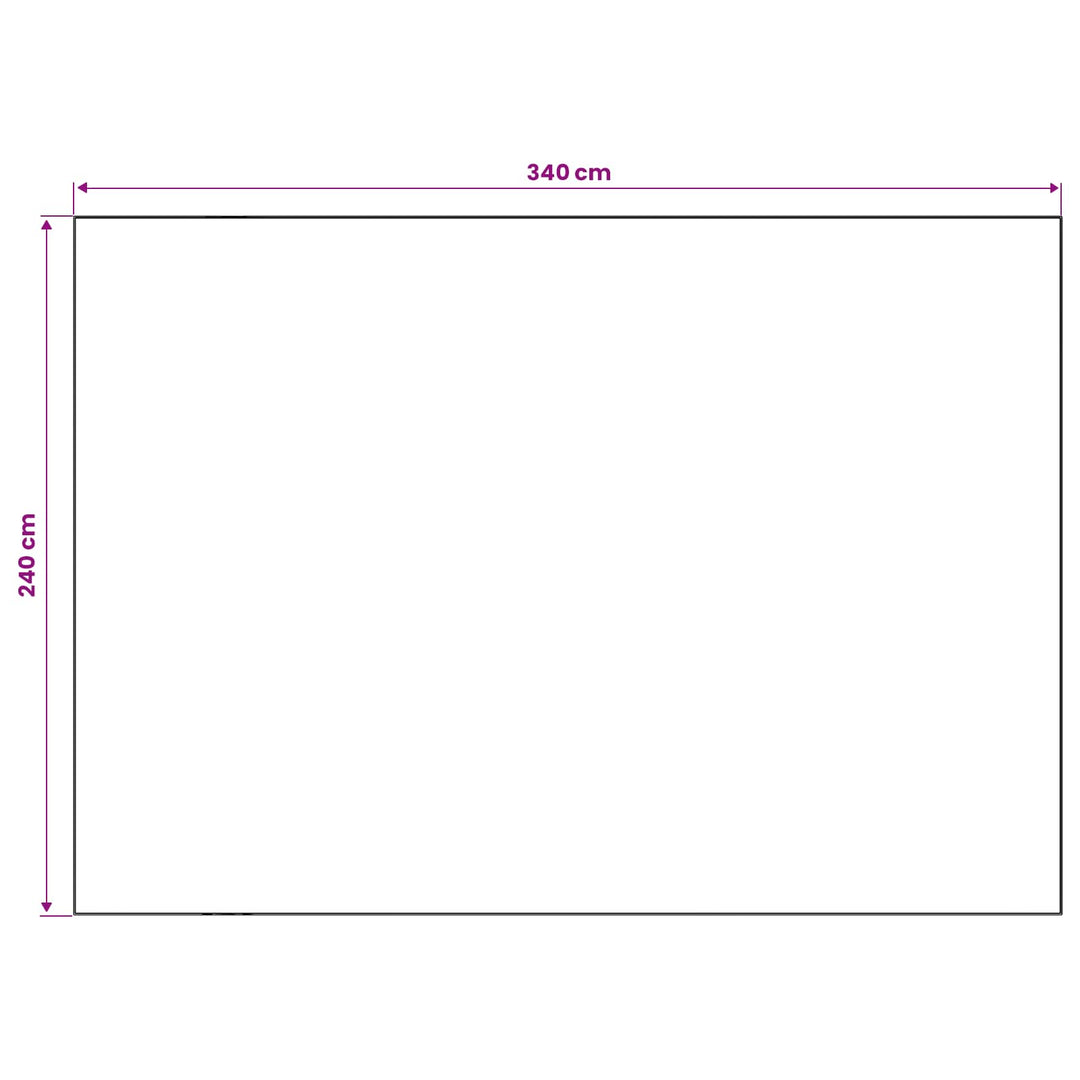 Tæppe ORIZ Flerfarvet 240 x 340 cm 100% polyester