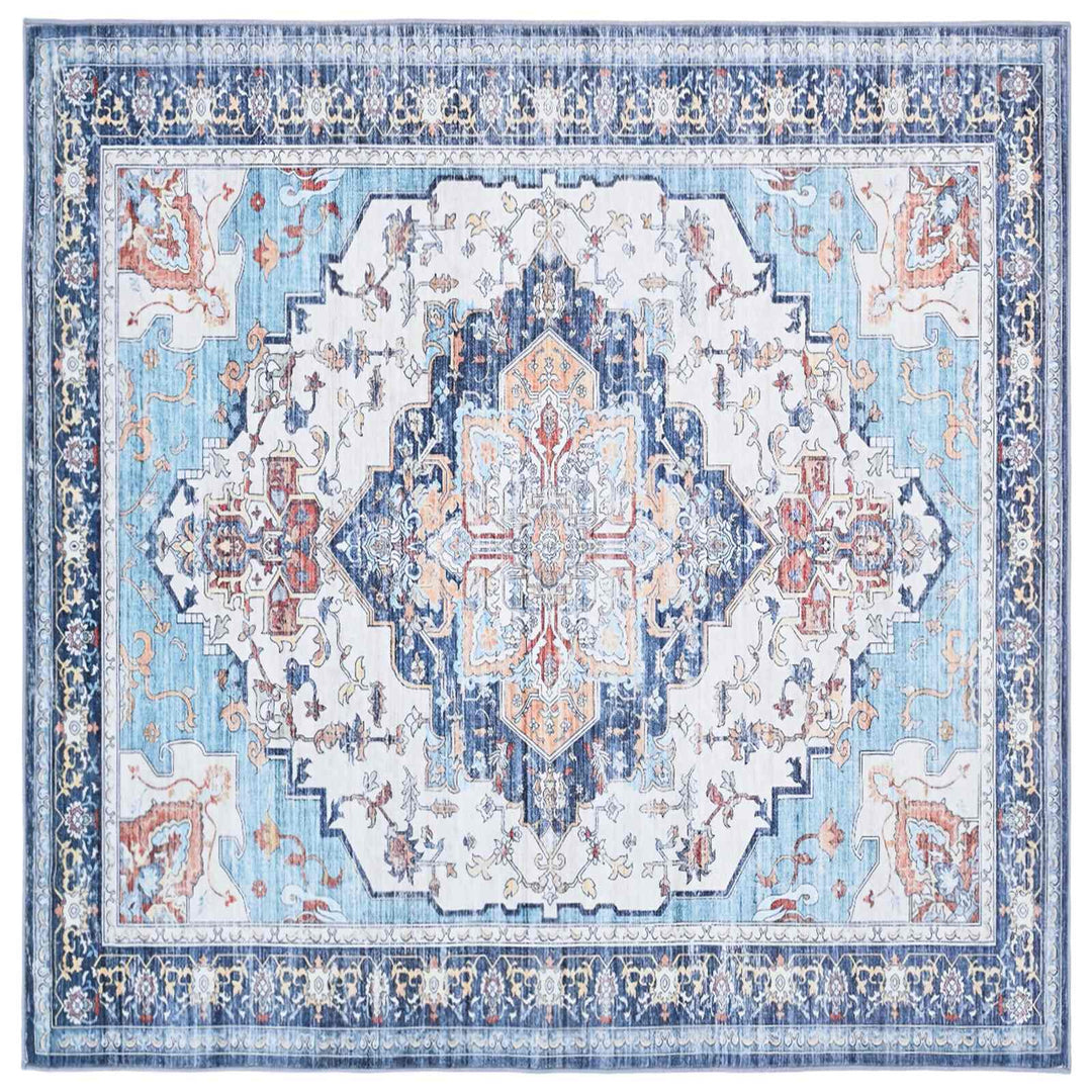 Tæppe ORIZ Flerfarvet 160 x 160 cm 100% polyester