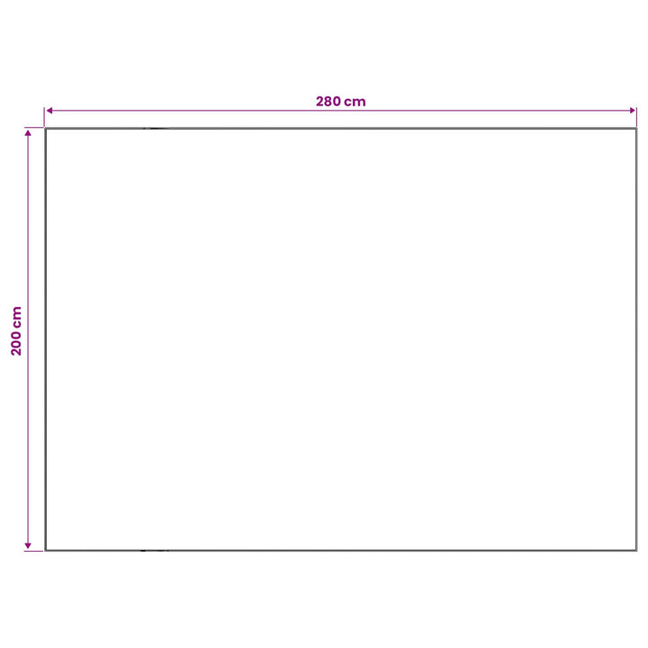 Tæppe ORIZ Brun 200 x 280 cm 100% polyester