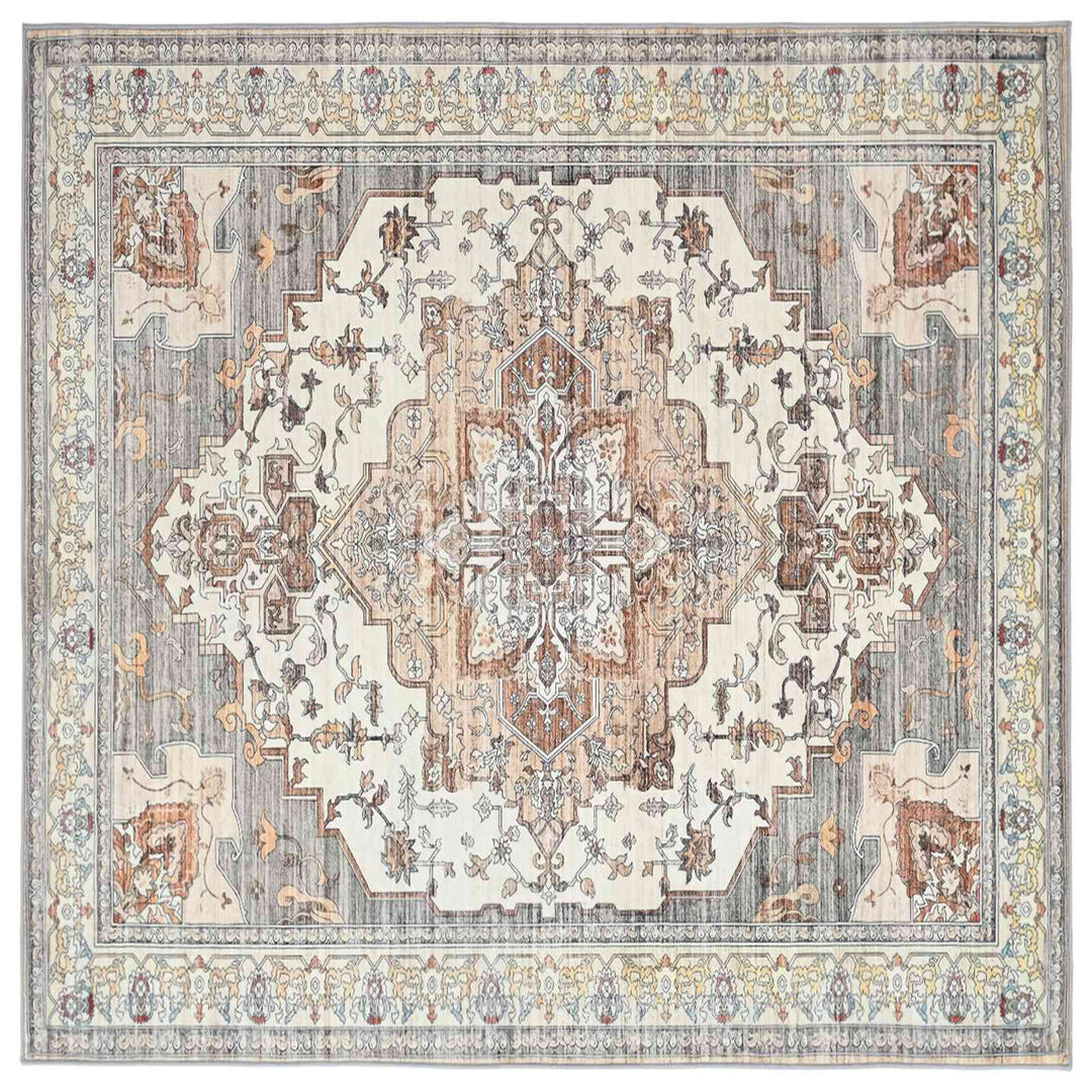 Tæppe ORIZ Brun 240 x 240 cm 100% polyester