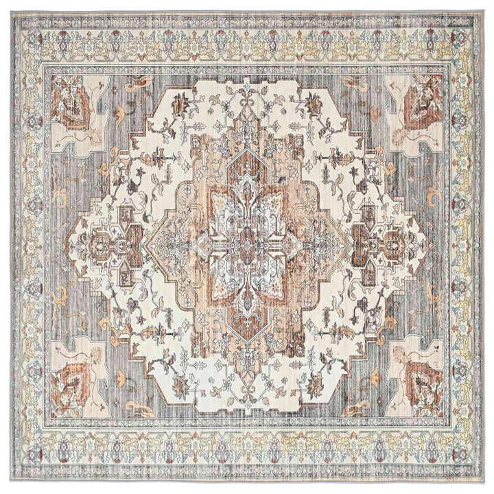 Tæppe ORIZ Brun 240 x 240 cm 100% polyester