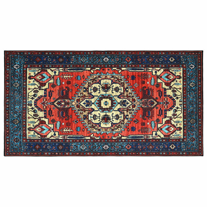 Tæppe ORIZ Rød 80 x 150 cm 100% polyester