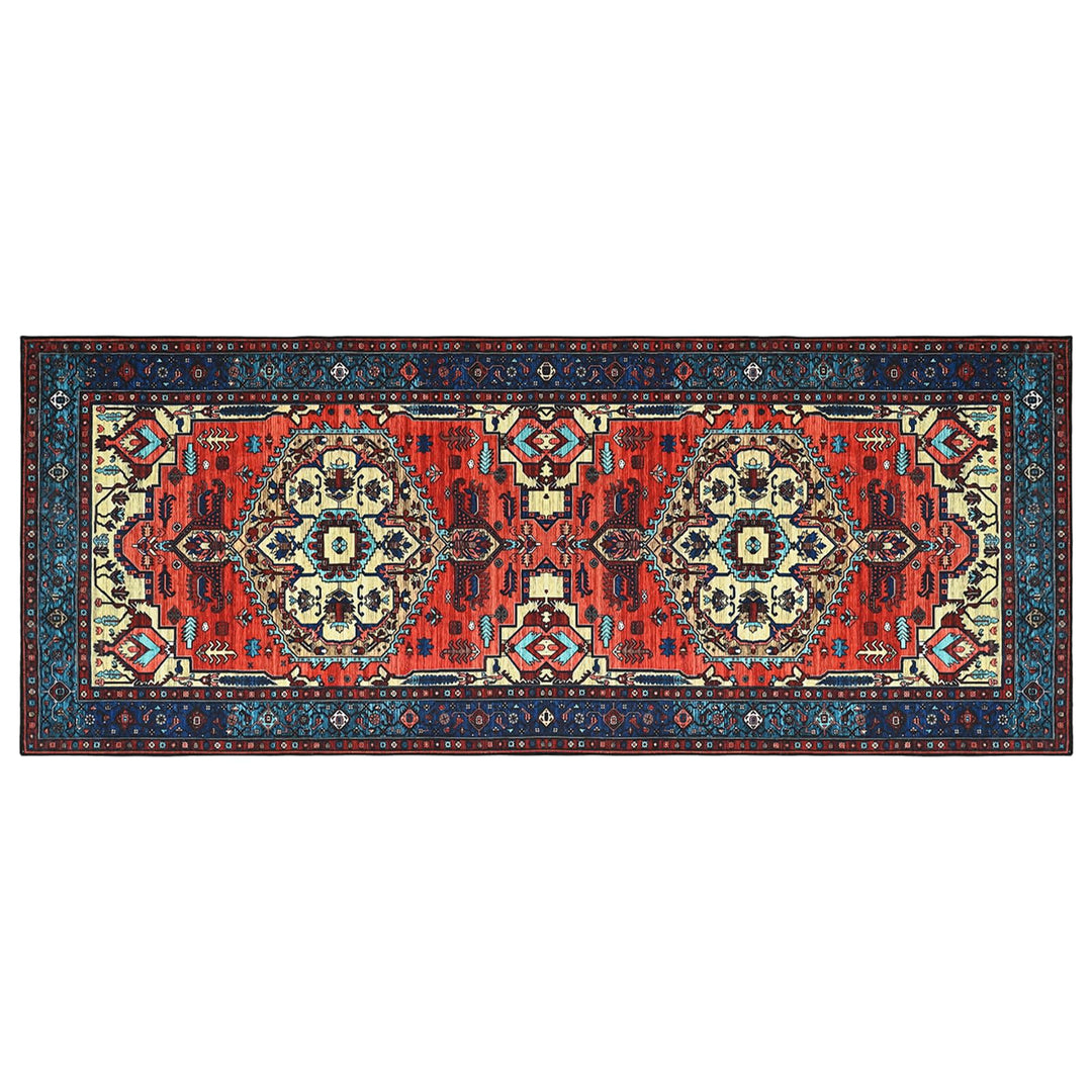 Tæppe ORIZ Rød 80 x 200 cm 100% polyester
