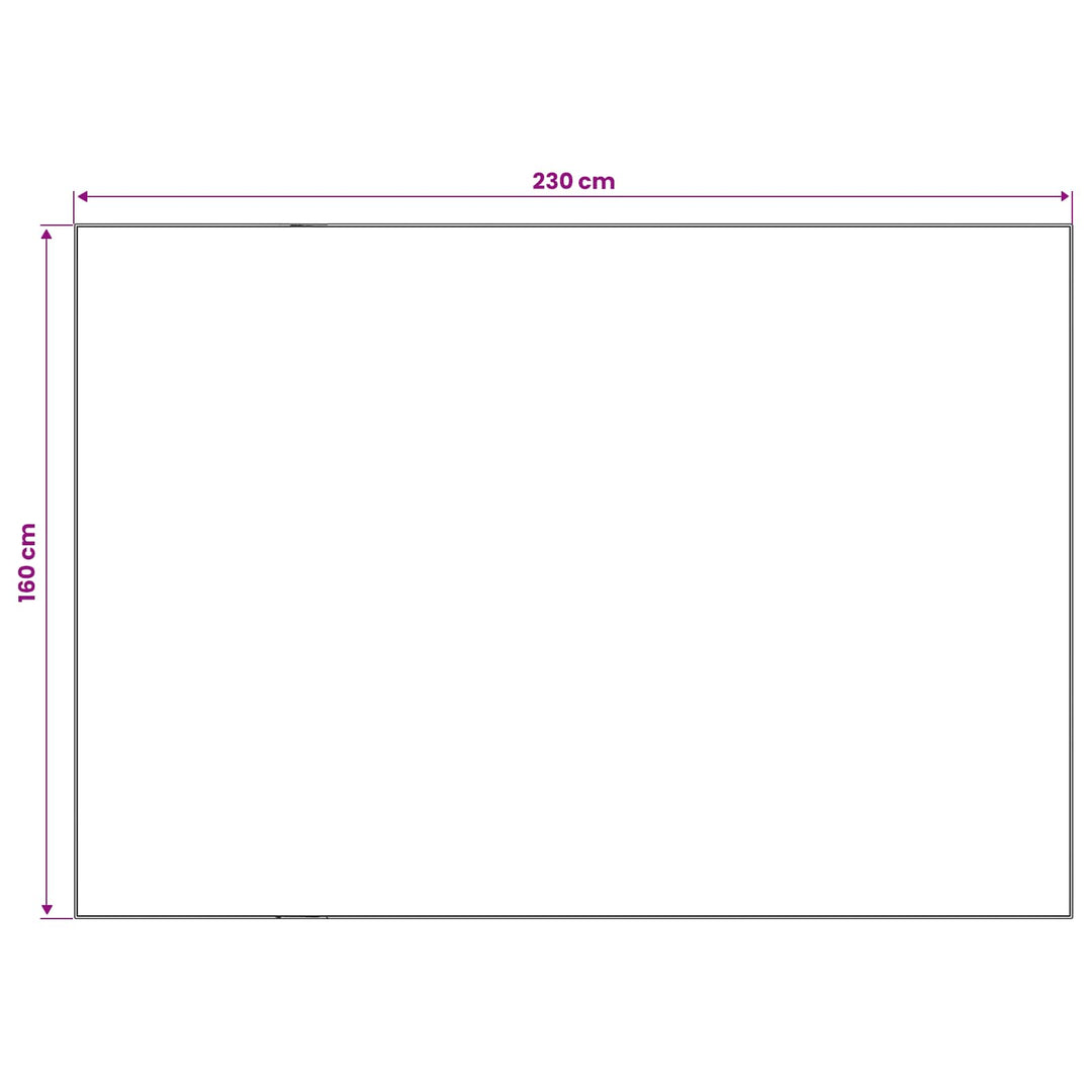 Tæppe ORIZ Rød 160 x 230 cm 100% polyester