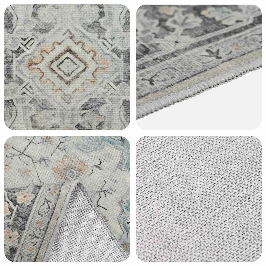 Tæppe ORIZ Cremefarvet 80 x 150 cm 100% polyester