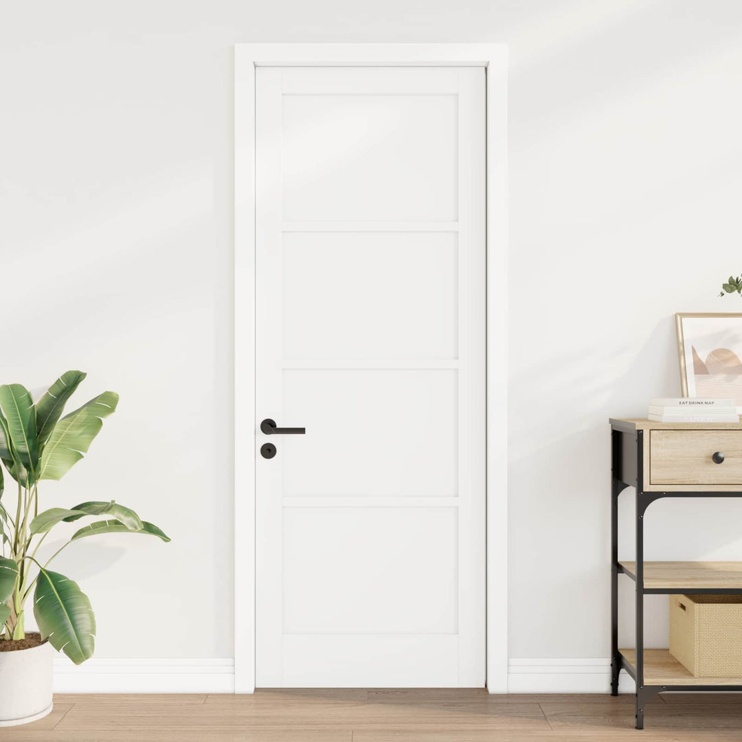 Indvendig Dør Hvid 78 x 211 cm Krydsfinér