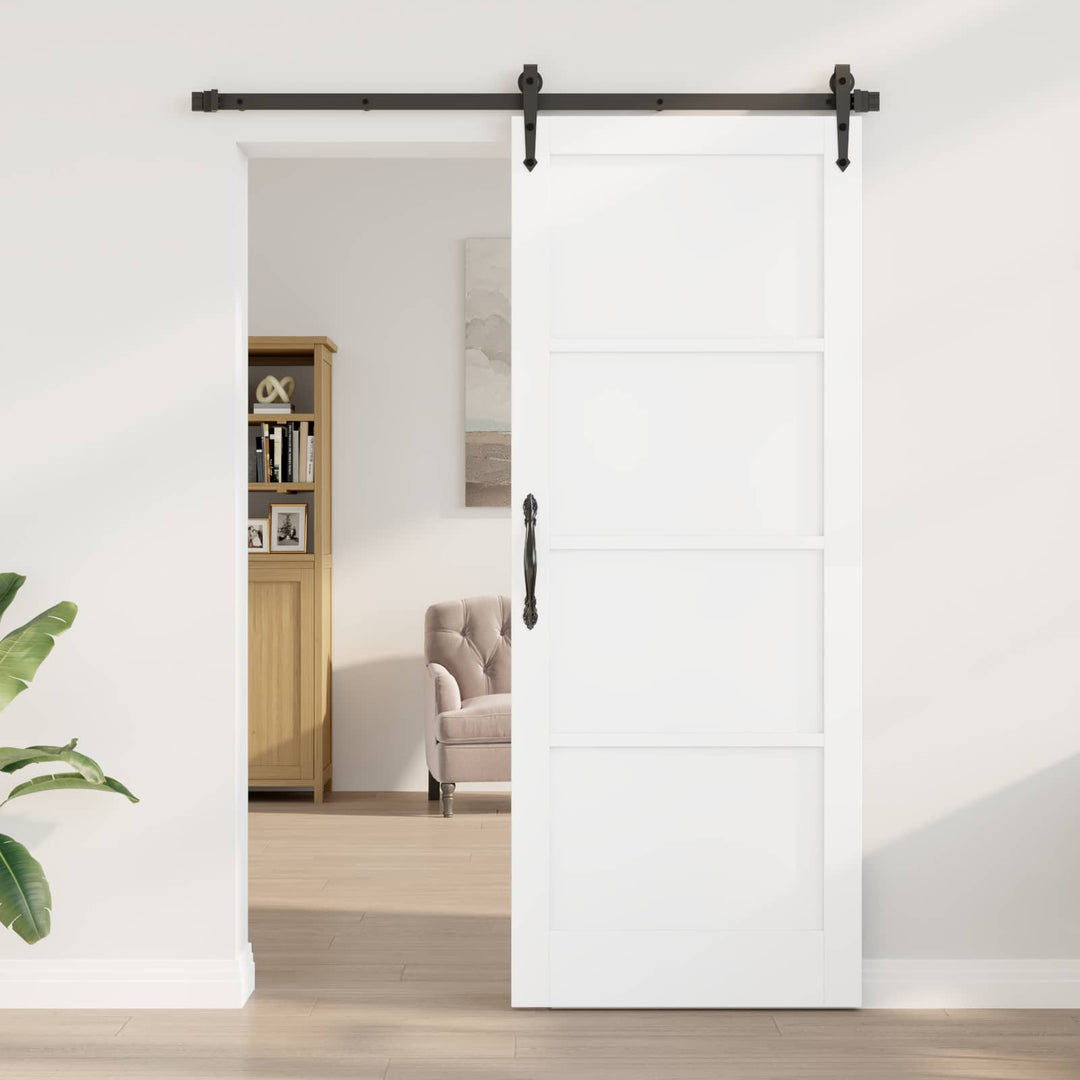 Indvendig Dør Hvid 83 x 211 cm Krydsfinér
