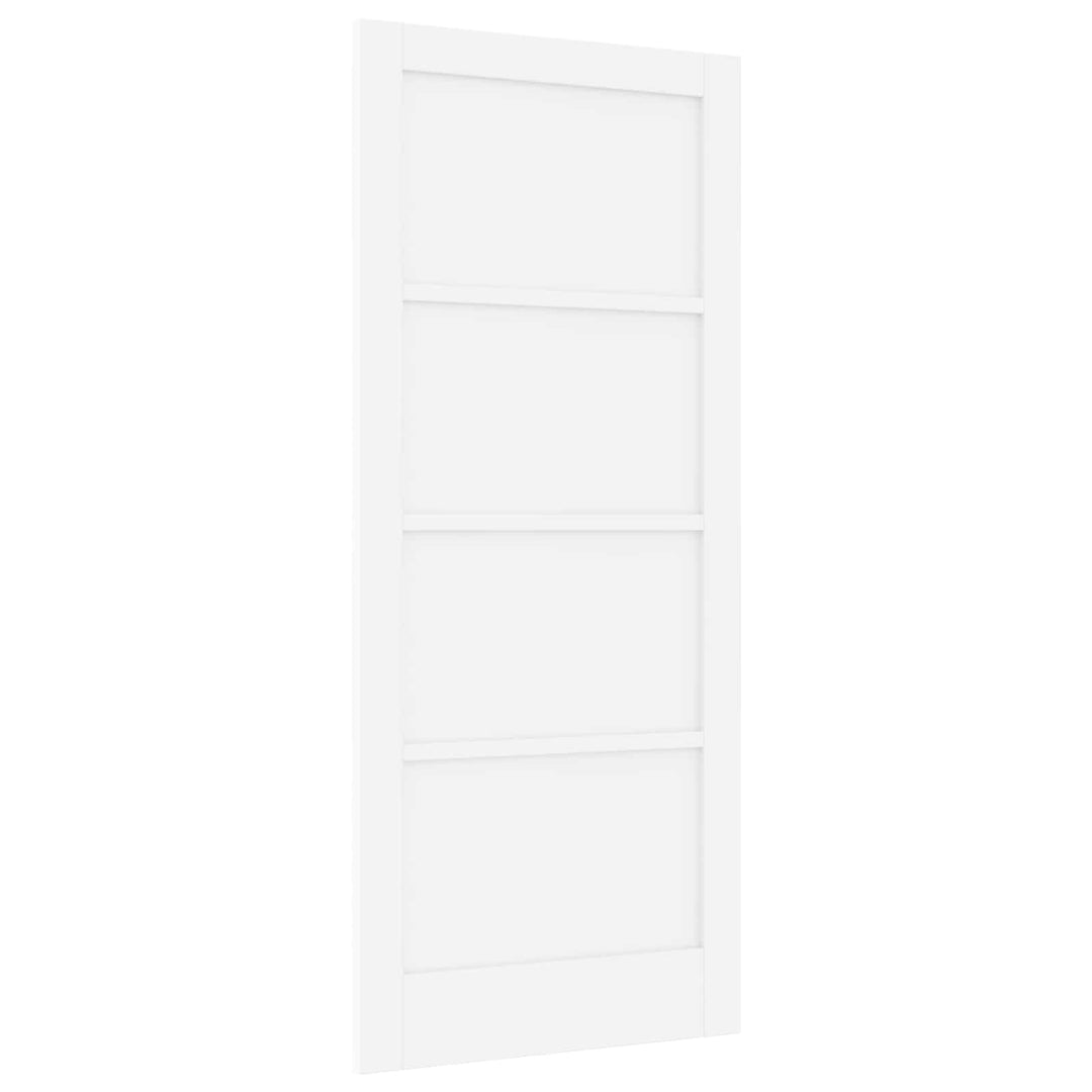 Indvendig Dør Hvid 86 x 198,5 cm Krydsfinér