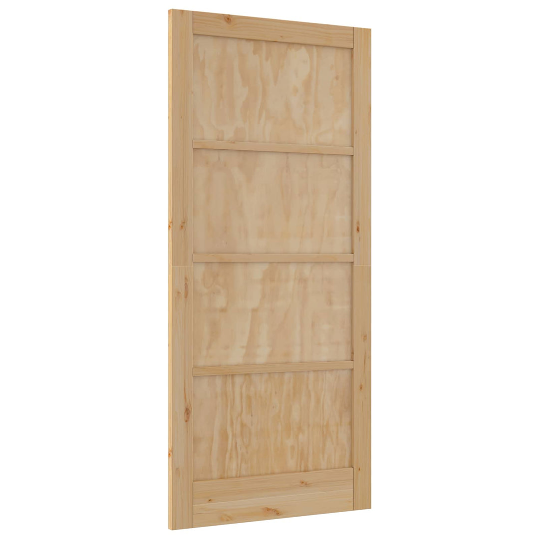 Indvendig Dør Naturfarvet 93 x 202 cm Krydsfinér