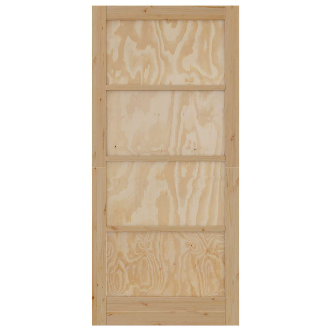 Indvendig Dør Naturfarvet 93 x 202 cm Krydsfinér