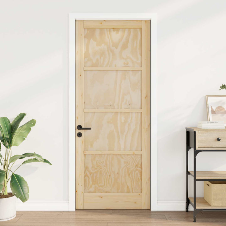 Indvendig Dør Naturfarvet 93 x 211 cm Krydsfinér