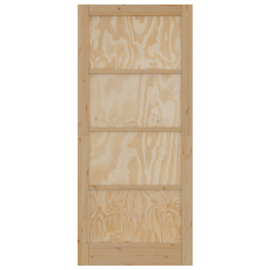 Indvendig Dør Naturfarvet 93 x 211 cm Krydsfinér
