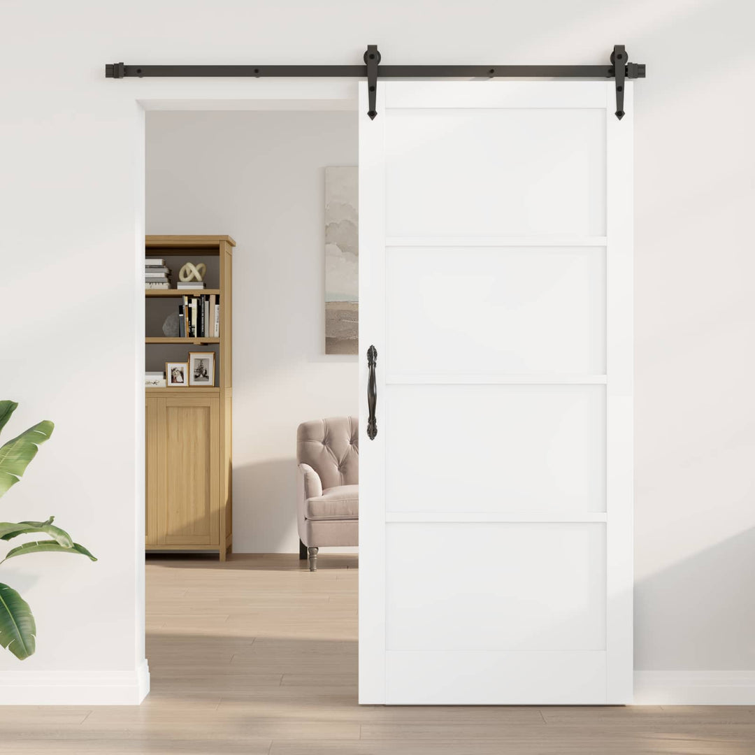 Indvendig Dør Hvid 93 x 211 cm Krydsfinér