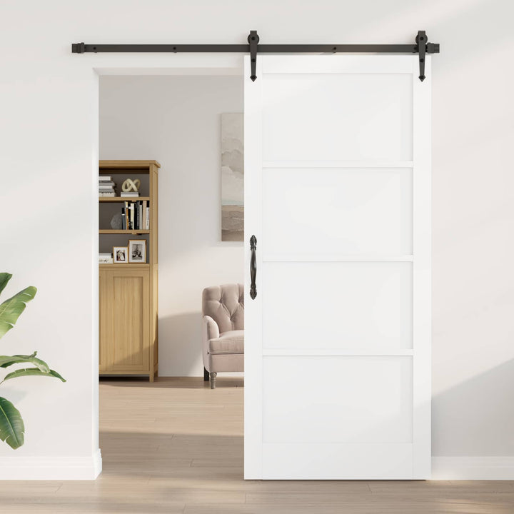 Indvendig Dør Hvid 93 x 211 cm Krydsfinér