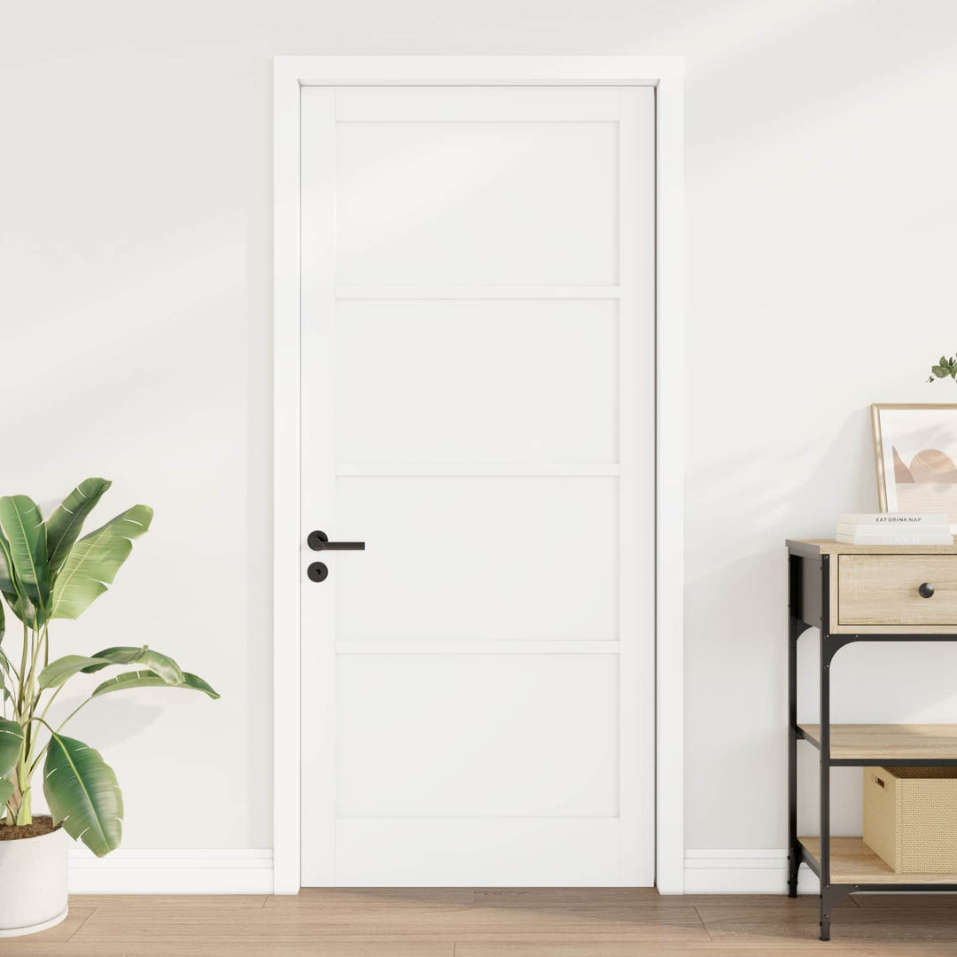 Indvendig Dør Hvid 93 x 211 cm Krydsfinér