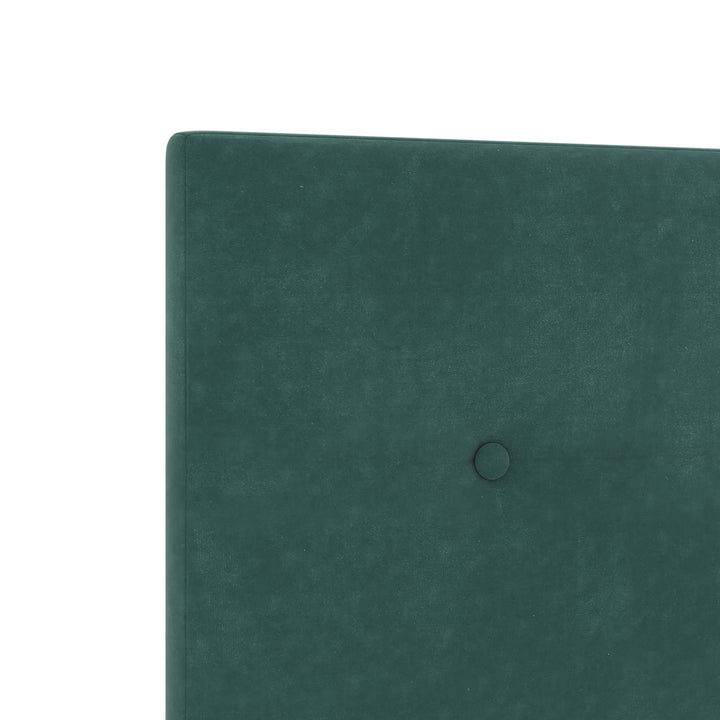Boxmadras med topmadras Mørkegrøn 100 x 200 cm Fløjl