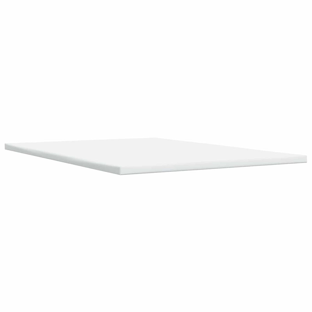 Ottoman seng med madras og LED Blå 160 x 200 cm Stof