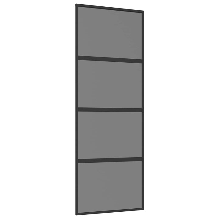 Skydedør 76 x 205 cm Hærdet Glas og Aluminium