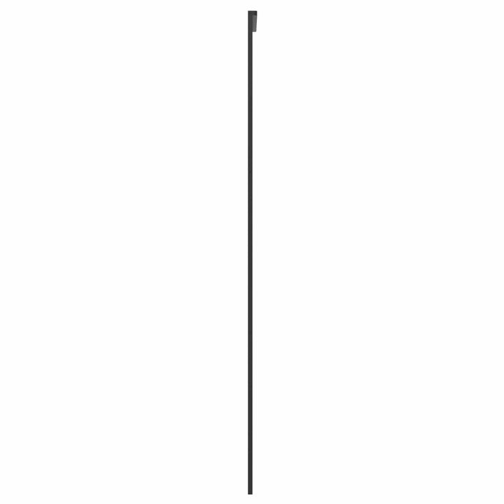 Skydedør 90 x 205 cm Hærdet Glas og Aluminium