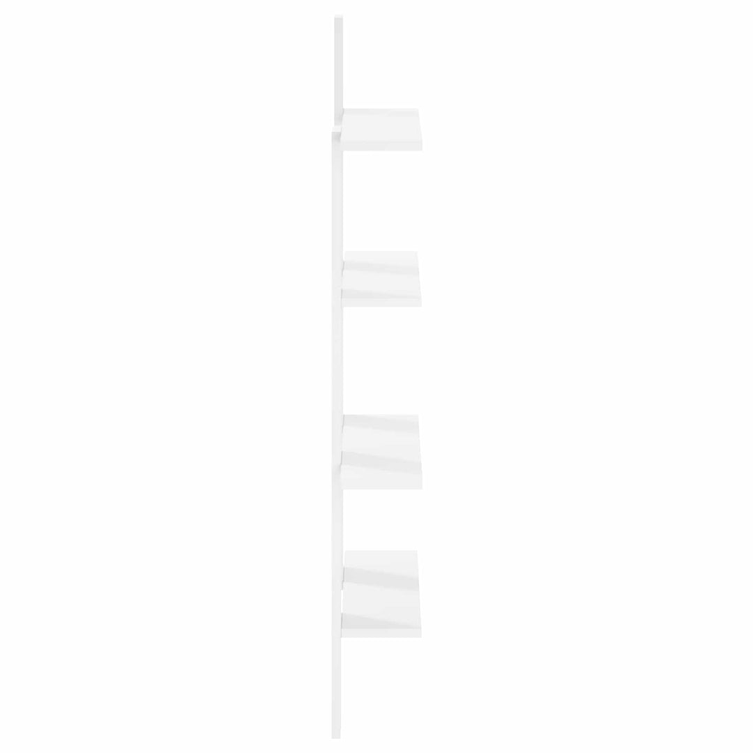 Væghylde Hvid 61 x 13,5 x 105 cm Konstrueret træ