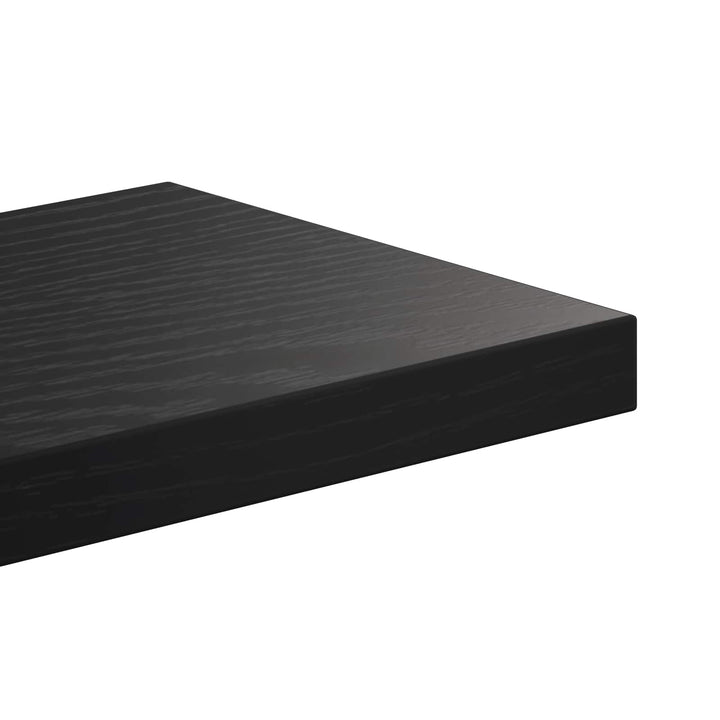 Væghylde Sort eg 61 x 13,5 x 105 cm Konstrueret træ