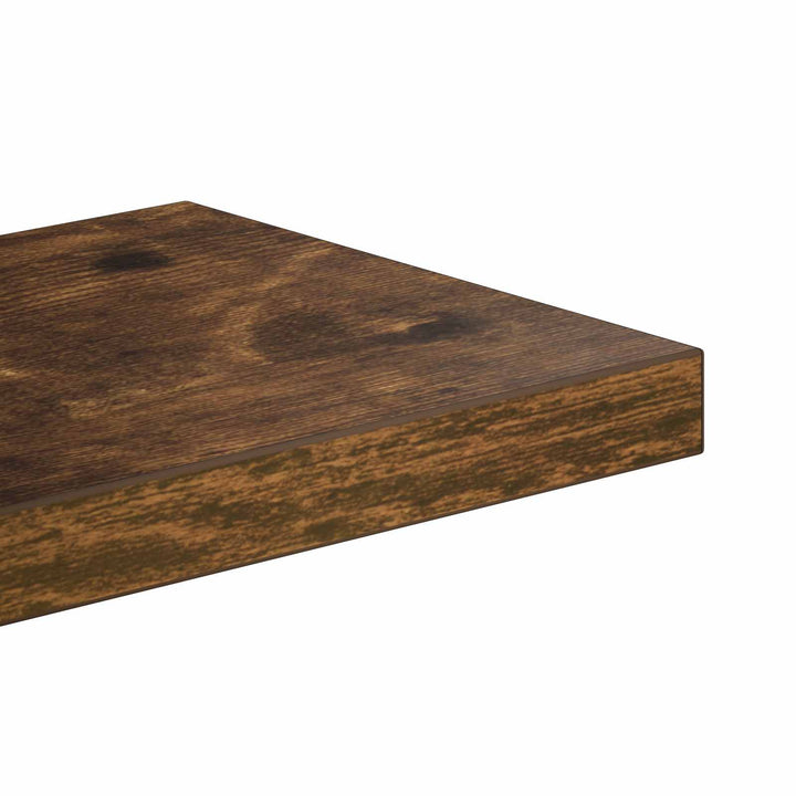 Væghylde Røget eg 61 x 13,5 x 105 cm Konstrueret træ