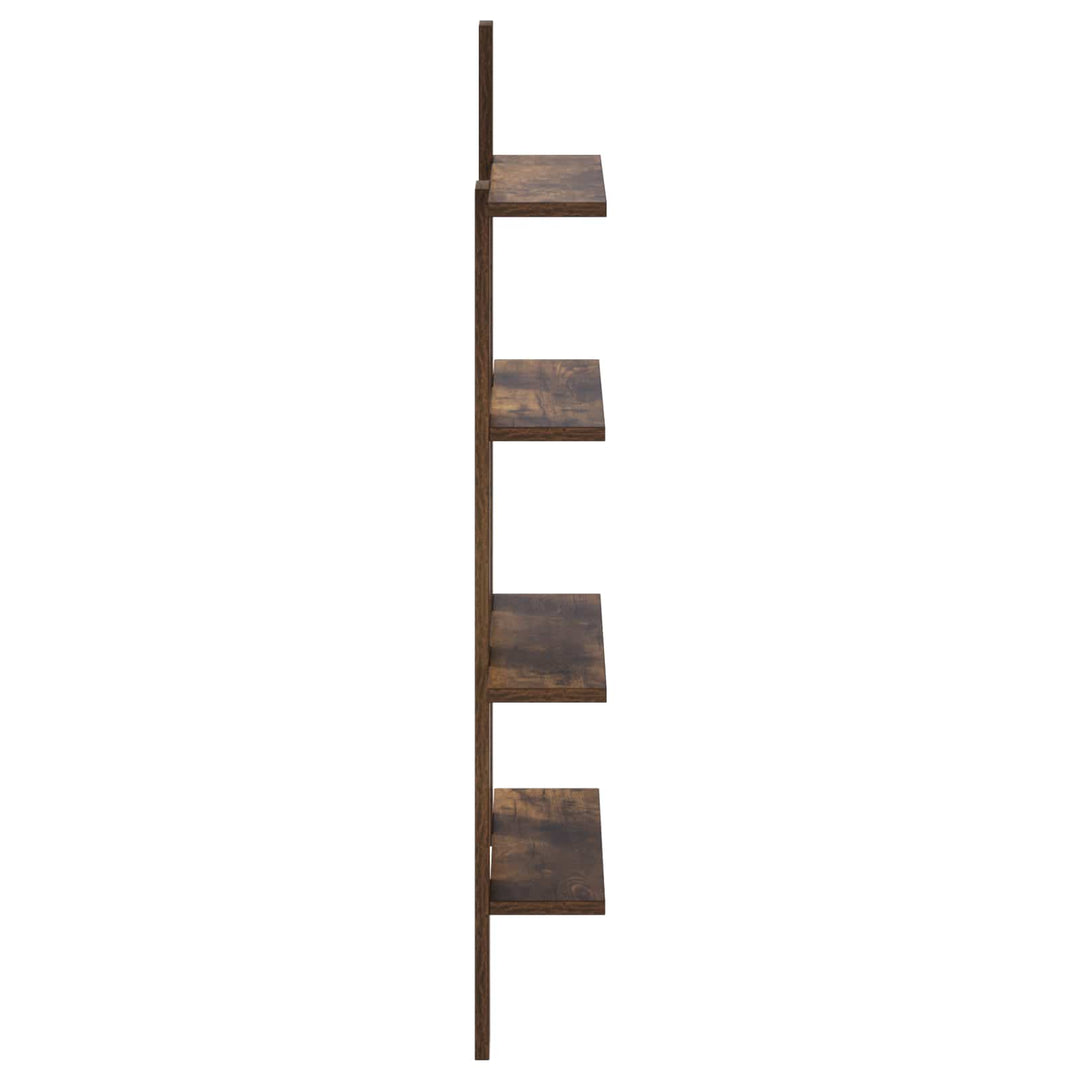 Væghylde Røget eg 61 x 13,5 x 105 cm Konstrueret træ