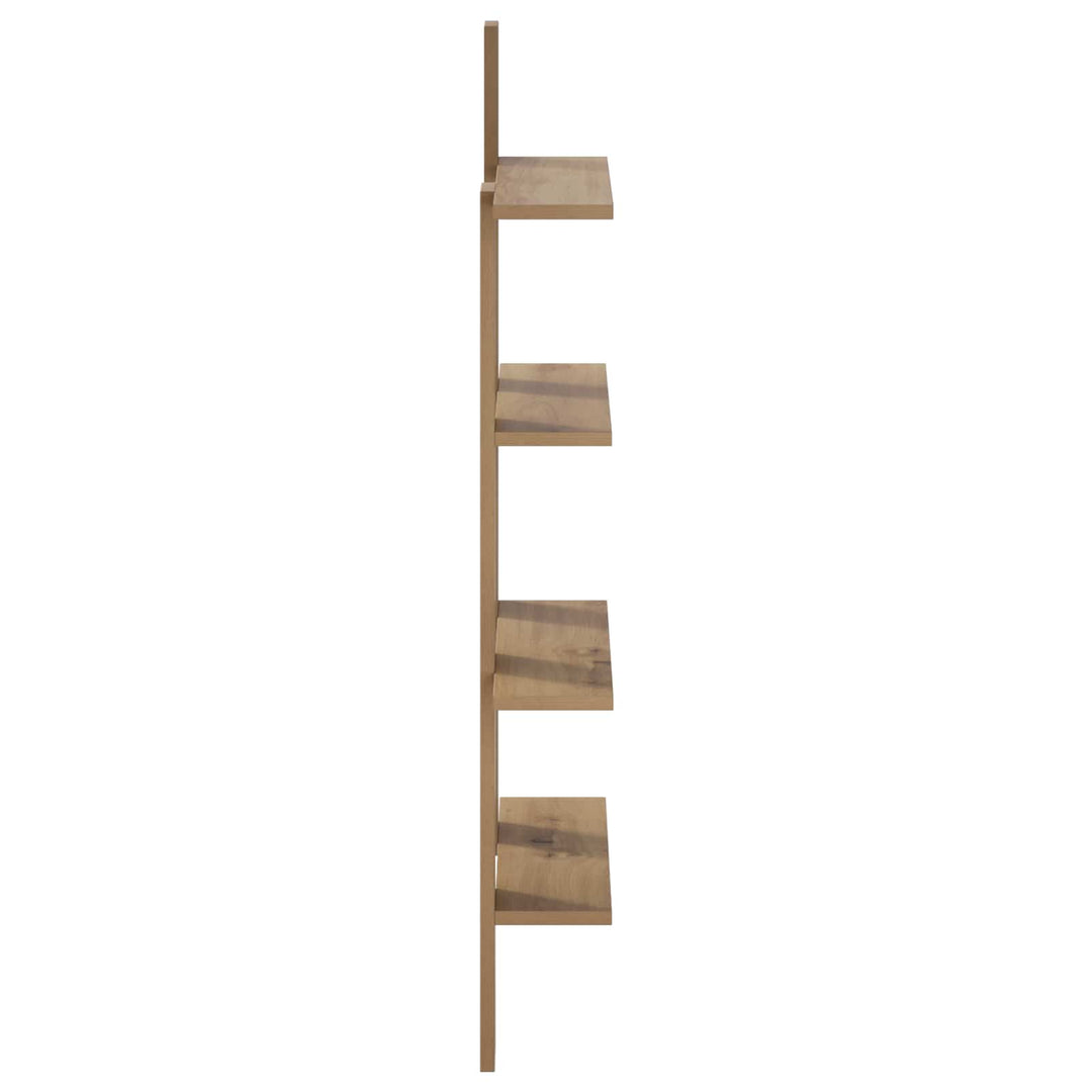 Væghylde Artisan-eg 61 x 13,5 x 105 cm Konstrueret træ